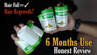 Oziva Hair Vitamin  6 Months Experience  Hair Regrowth And Hair Fall Control [upl. by Ddet]