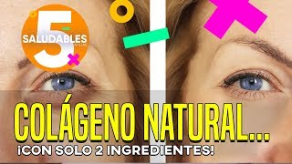 Cómo hacer colágeno natural con DOS sencillos ingredientes [upl. by Icyak]