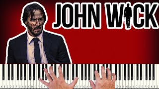 John Wick 4  Plastic Heart  PIANO TUTORIAL [upl. by Proctor]