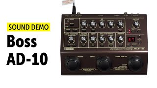 Boss AD10  Sound Demo no talking [upl. by Nonad]