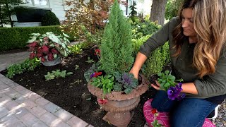 Planting a Couple of Fall Containers amp Harvesting Ornamental Corn 🍂🌽 🍁  Garden Answer [upl. by Sherm]