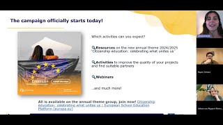 Welcome webinar  eTwinning back to school campaign 2024 [upl. by Elnukeda]