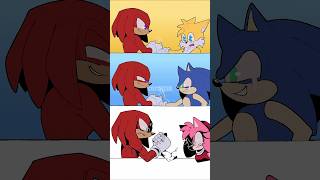 Knakels and tails and amy and sonic 😂🤣 The Sonic Tapes Animation shorts [upl. by Kawai]