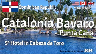 Catalonia Bavaro  Punta Cana 5 Star Resort with Golfcourt and Casino Walk through [upl. by Annonyw823]