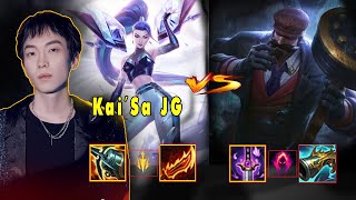 SALLY WITH KAISA JG UPGRADE AT LV7 SO STRONG [upl. by Ahsal987]