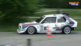 Insane Gr B Lancia Delta S4  terrific sounds  Onboard video Time Attack Slalom Frauenfeld FV2 [upl. by Zennas]