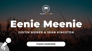 Eenie Meenie  Justin Bieber amp Sean Kingston Piano Karaoke [upl. by Wyn]