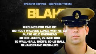 CrossFit Barwon  Blake Hero WOD  Operation Tribute Day 42 [upl. by Enawyd]