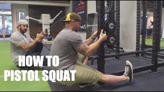 StepByStep Instruction on How to Pistol Squat [upl. by Nnav]