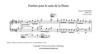 Couperin  Fanfare pour la suite de la Diane [upl. by Ihteerp]