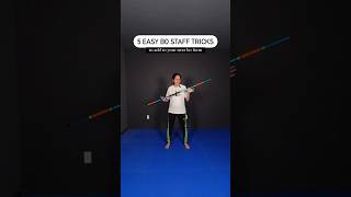 5 Easy Bo Staff Tricks you can Learn 🥋 [upl. by Oetam]