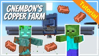 Gnembons Minecraft Copper Farm Tutorial [upl. by Yereffej]