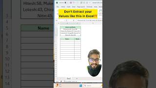 Dont Extract Values in Excel‼️Instead Use Amazing Function excel exceltips exceltutorial shorts [upl. by Nalek179]