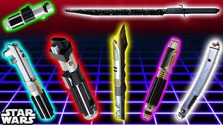 TOP 7 Lightsaber Colours and Meanings CANON  Star Wars Explained [upl. by Eclud291]