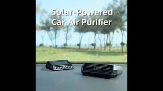 Solar Car Air Purifier Oxygen Cleaner skyzonestore youtubeshorts carairpurifierforyou shorts [upl. by Eliott]