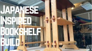 Japanese Inspired Bookshelf 3 AWESOME Types of Joinery How To  Woodworking [upl. by Bradshaw]