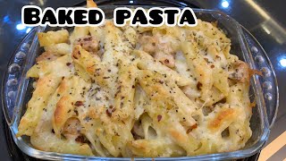 Baked cheese pasta recipeRestaurant style pasta at home byAsian cuisine [upl. by Enimzzaj]