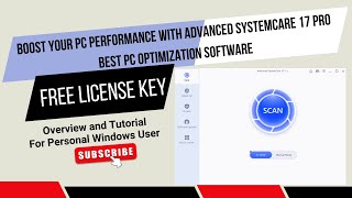 Boost Your PC Performance with Advanced SystemCare 1740242 PRO  Best PC Optimization Software [upl. by Nolyarb]