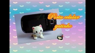 Porta celular gatinho [upl. by Molton]