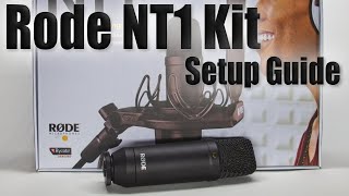 How To Setup Your Rode NT1 Microphone amp SMR Shock Mount Kit [upl. by Osman]