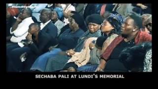 Sechaba Pali at Lundi’s memorial [upl. by Sherer]