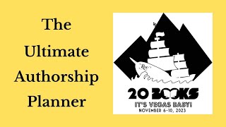 20Books Vegas 2023 Day 2 – The Ultimate Authorship Planner [upl. by Mommy622]