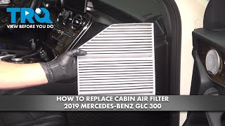 glc 300 engine air filter removal and clean up [upl. by Assira]