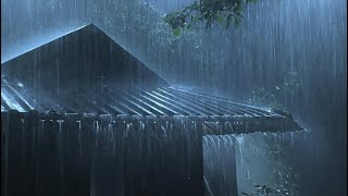 🔴 Rain and Thunder Sounds 247  Dark Screen  Thunderstorm for Sleeping  Pure Relaxing Vibes [upl. by Akceber]