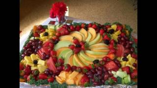 Easy Fruit platter decoration ideas [upl. by Aissyla]