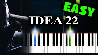 Gibran Alcocer  Idea 22  EASY Piano Tutorial [upl. by Gershom]