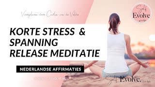 11 🌿Korte STRESS RELEASE meditatie oefening Laat spanning en stress los VISUALISATIE oefening 7 min [upl. by Alue]