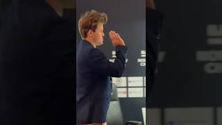 Magnus Carlsen 🤝 Fabiano Caruana NorwayChess chess magnuscarlsen fabianocaruana shorts [upl. by Burford]