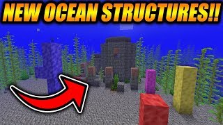 NEW OCEAN STRUCTURES  Minecraft 113 Update Aquatic Snapshot Gameplay  Minecraft Java Edition [upl. by Idnem]