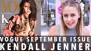 Kendall Jenners Vogue US September Cover  FASHCAST [upl. by Okiman]