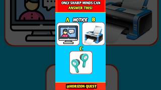 🧠Ultimate Memory Test Recall the Colors of the Monitor Printer and Earbuds🎨shorts quiz [upl. by Demaria]