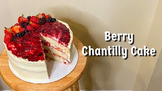 Delicious Berry Chantilly Cake [upl. by Adnala352]