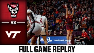 NC State vs Virginia Tech Full Game Replay  202324 ACC Women’s Basketball [upl. by Lathe372]