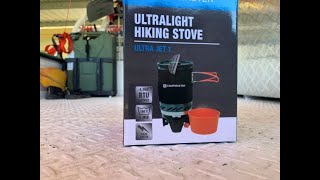 Campmaster Ultralight Hiking Stove Ultra Jet 3 [upl. by Reywas]