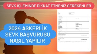 2024 ASKERLİK SEVK BAŞVURUSU NASIL YAPILIR  ASKERLİK SEVK BELGESİ NASIL ALINIR [upl. by Landon799]