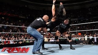 Evolution attacks The Shield Raw May 5 2014 [upl. by Ayotnahs]