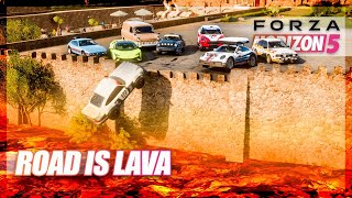 Forza Horizon 5  Road is Lava Competition [upl. by Sukcirdor]