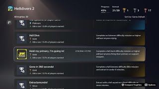 Helldivers 2  Hold my primary Im going in SOLO Trophy Guide READ DESCRIPTION [upl. by Anivlac]