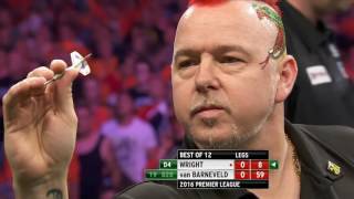 Raymond van Barneveld vs Peter Wright ᴴᴰ  Week 15 Betway Premier League Darts 2016 [upl. by Aihsercal]