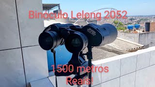 Binóculo 20x50 Lelong LE 2052 Teste a 15 km distância real [upl. by Eckardt]