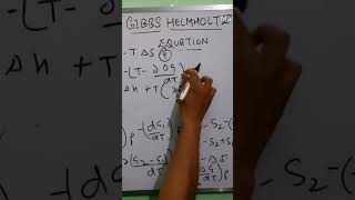 Gibbs Helmholtz equation [upl. by Aloiv994]