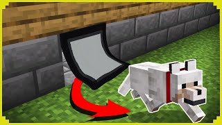 ðŸ¦ŠComo fazer uma PORTA de CACHORRO no MINECRAFT [upl. by Negam]