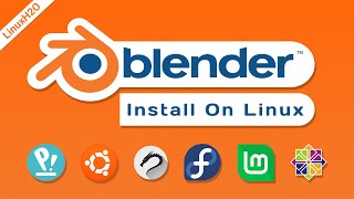 How to install Blender in Linux  2024 [upl. by Oshinski340]