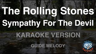 The Rolling StonesSympathy For The Devil Melody Karaoke Version [upl. by Luisa]