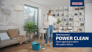 Aufbauanleitung für das Leifheit Wischsystem POWER CLEAN [upl. by Anujra]