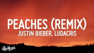 Justin Bieber  Peaches Remix Lyrics ft Ludacris Usher Snoop Dogg [upl. by Kcirdled365]